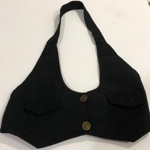 NEW‼️BLACK RIBBED BRALETTE